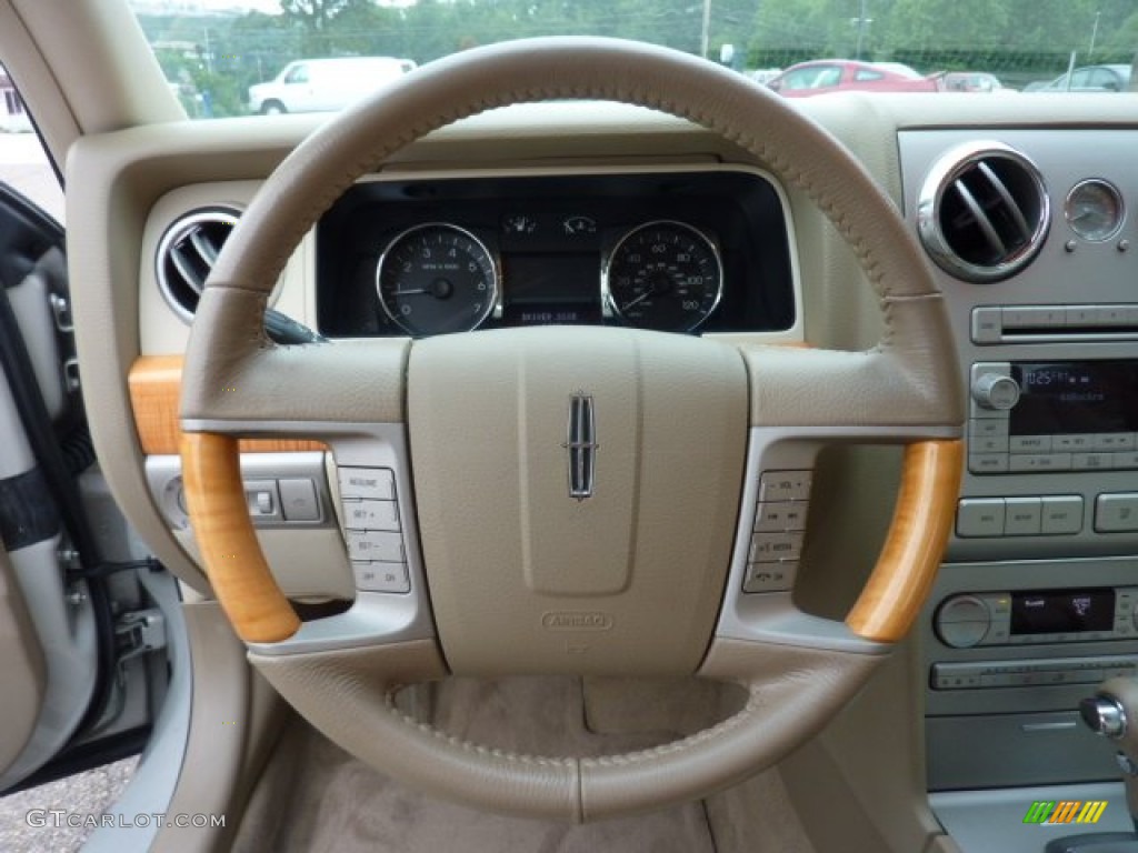 2008 MKZ Sedan - Light Sage Metallic / Sand photo #16