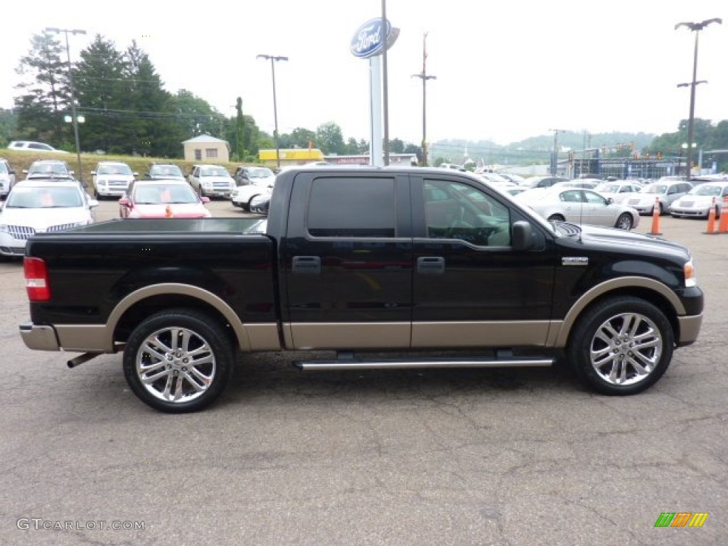 2006 F150 Lariat SuperCrew - Black / Tan photo #5