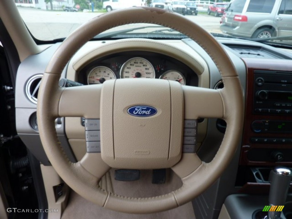 2006 F150 Lariat SuperCrew - Black / Tan photo #16