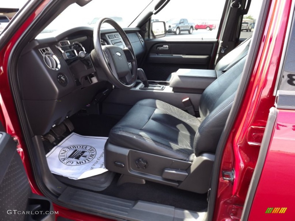 2009 Expedition XLT 4x4 - Sangria Red Metallic / Charcoal Black photo #10