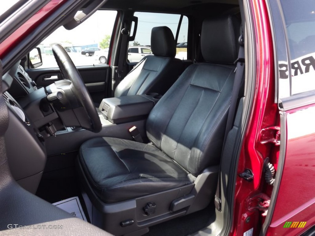 2009 Expedition XLT 4x4 - Sangria Red Metallic / Charcoal Black photo #12