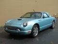 Thunderbird Blue 2002 Ford Thunderbird Premium Roadster Exterior