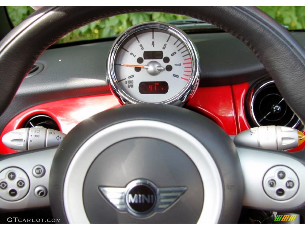 2006 Cooper S Convertible - Chili Red / Panther Black photo #21