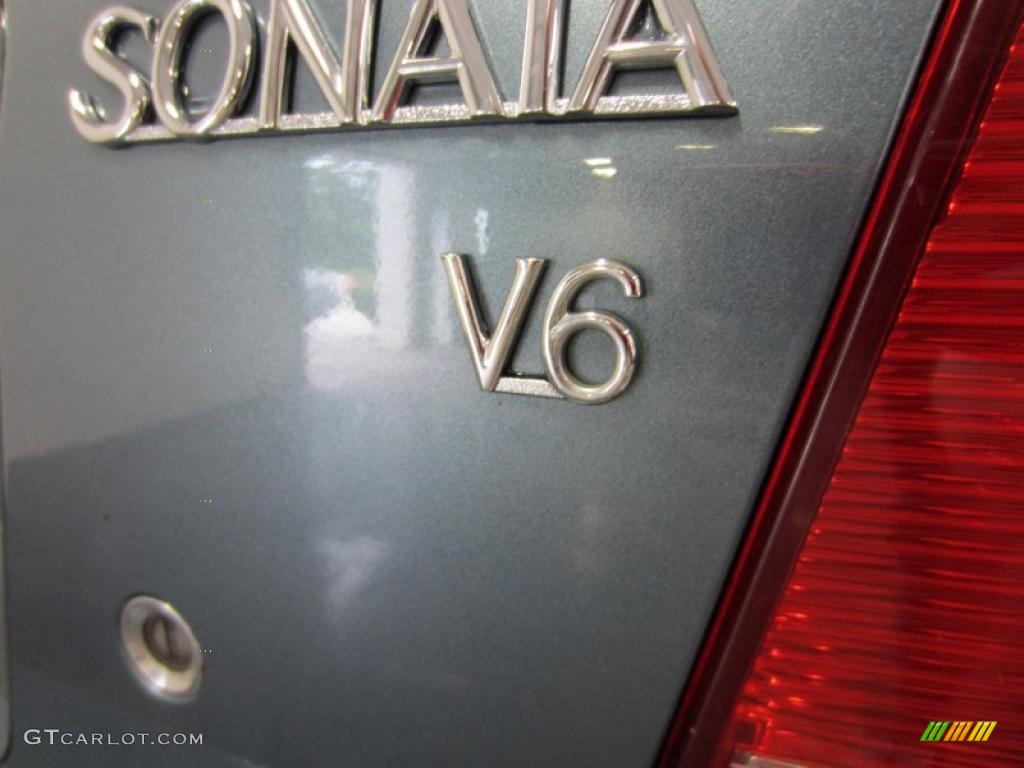 2005 Sonata GLS V6 - Ardor Blue / Beige photo #16