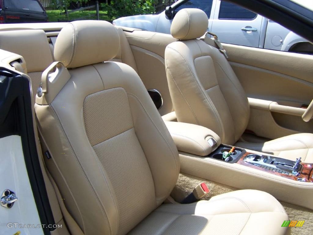 Caramel Interior 2009 Jaguar XK XK8 Pearlescent Diamond Edition Convertible Photo #52727684