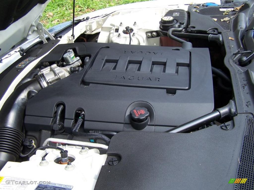 2009 Jaguar XK XK8 Pearlescent Diamond Edition Convertible Engine Photos