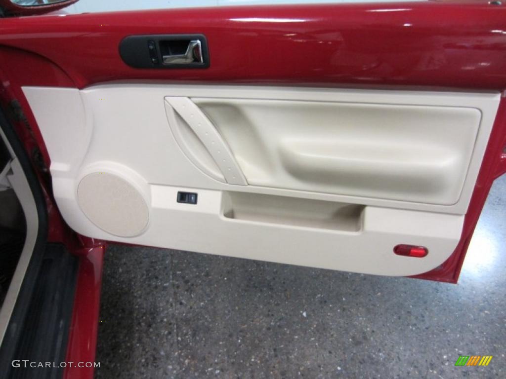 2008 Volkswagen New Beetle S Convertible Cream Beige Door Panel