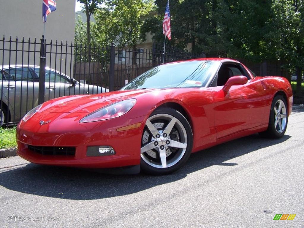 2005 Corvette Coupe - Precision Red / Ebony photo #1