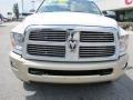 2011 Bright White Dodge Ram 2500 HD Laramie Longhorn Crew Cab 4x4  photo #2