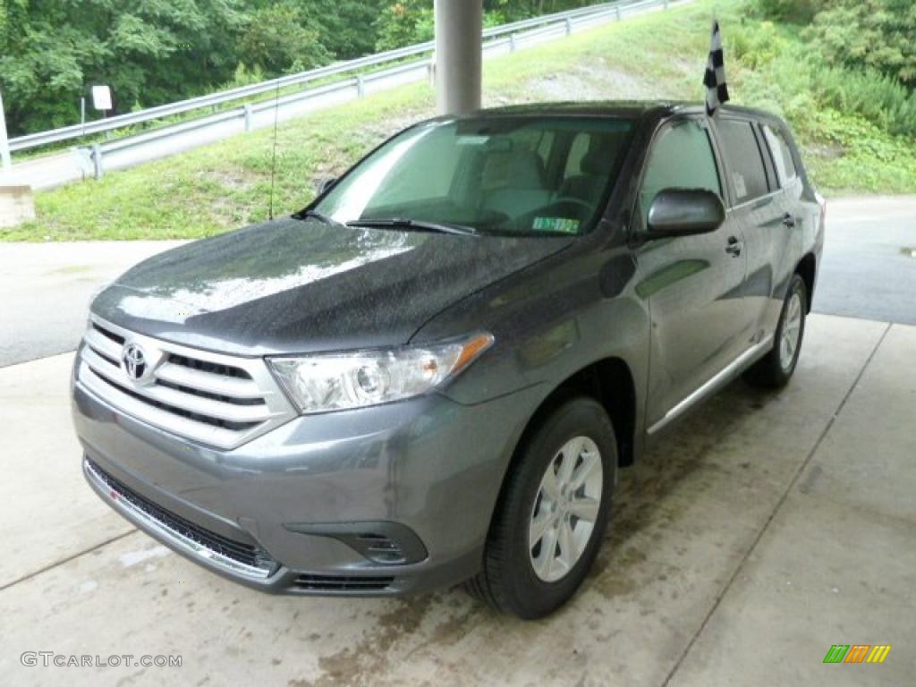 2012 Highlander V6 4WD - Magnetic Gray Metallic / Ash photo #5