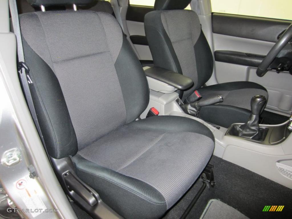 Anthracite Black Interior 2008 Subaru Forester 2.5 X Sports Photo #52730500
