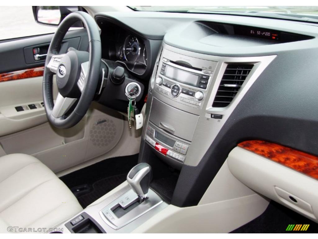 2010 Subaru Legacy 3.6R Limited Sedan Warm Ivory Dashboard Photo #52731688