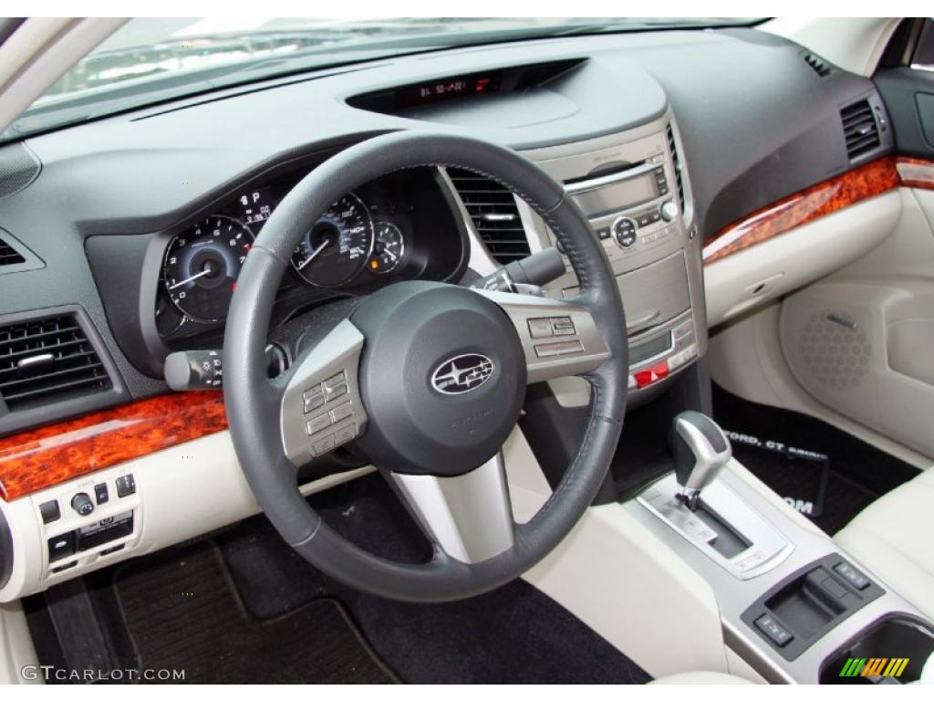 Warm Ivory Interior 2010 Subaru Legacy 3.6R Limited Sedan Photo #52731740