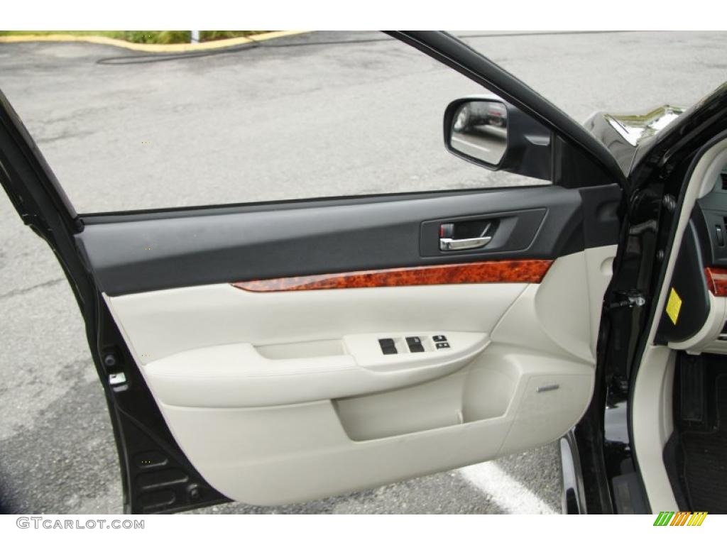 2010 Subaru Legacy 3.6R Limited Sedan Warm Ivory Door Panel Photo #52731848