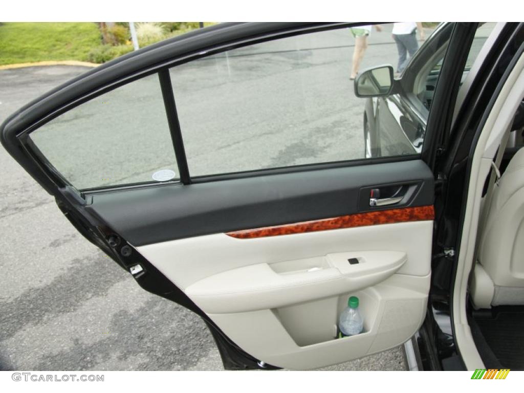 2010 Subaru Legacy 3.6R Limited Sedan Warm Ivory Door Panel Photo #52731860