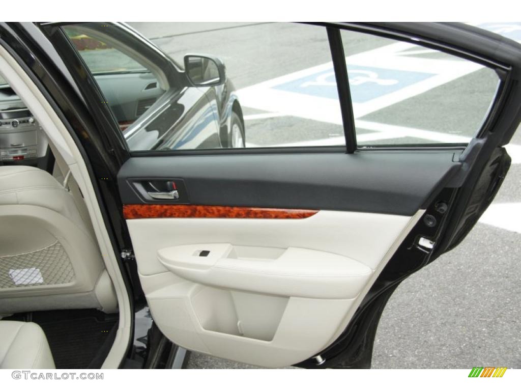 2010 Subaru Legacy 3.6R Limited Sedan Warm Ivory Door Panel Photo #52731944