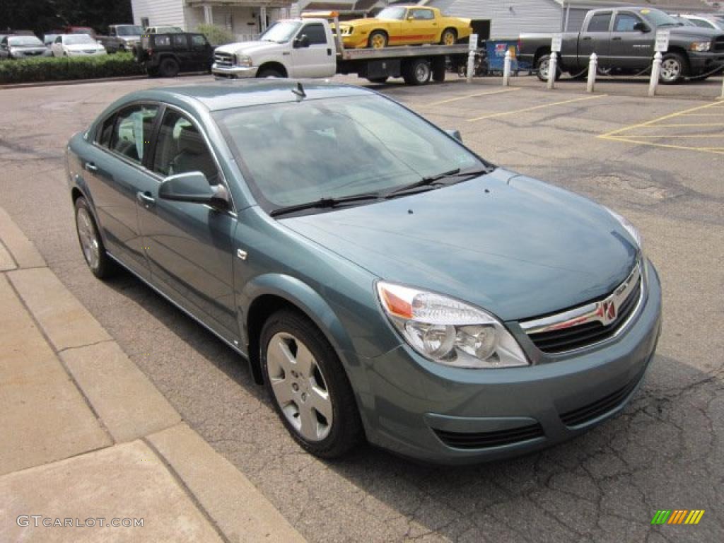2009 Aura XE - Silver Moss / Tan photo #6