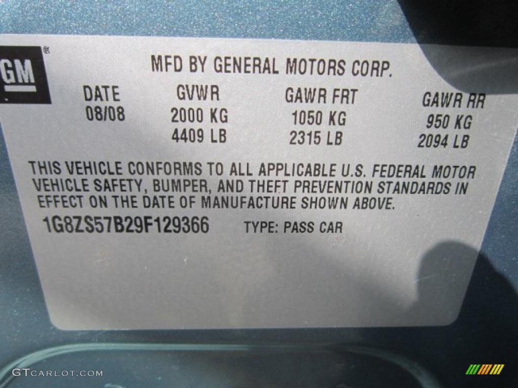 2009 Aura XE - Silver Moss / Tan photo #23