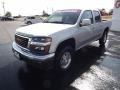 2011 Pure Silver Metallic GMC Canyon SLE Crew Cab 4x4  photo #3