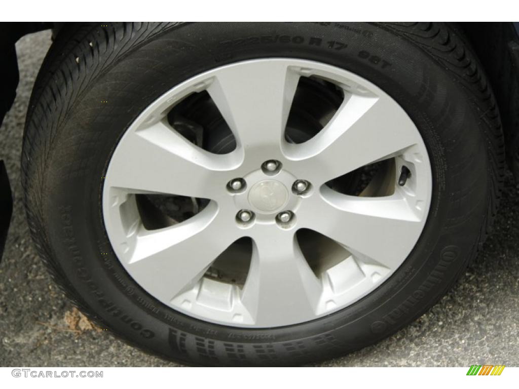 2010 Subaru Outback 2.5i Premium Wagon Wheel Photo #52733724