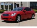 2011 Vibrant Red Infiniti G 37 Journey Sedan  photo #1