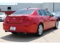 2011 Vibrant Red Infiniti G 37 Journey Sedan  photo #5