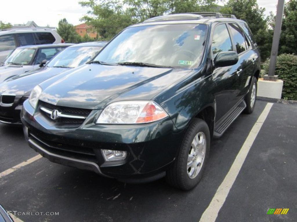 2001 MDX  - Dark Emerald Pearl / Saddle photo #1
