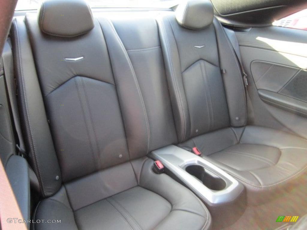 Ebony Interior 2011 Cadillac CTS 4 AWD Coupe Photo #52736044