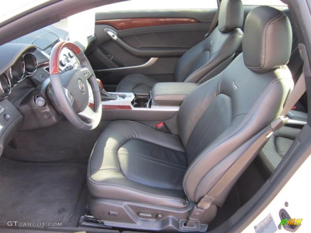Ebony Interior 2011 Cadillac CTS 4 AWD Coupe Photo #52736064