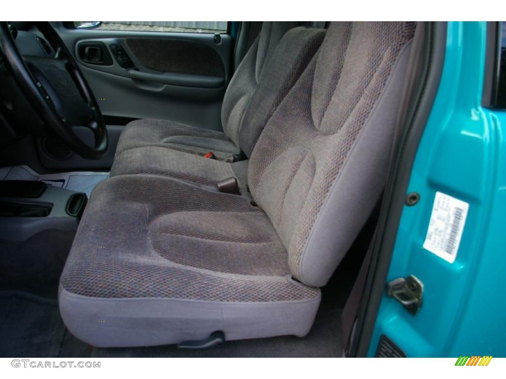 Mist Gray Interior 1998 Dodge Dakota SLT Extended Cab 4x4 Photo #52736680