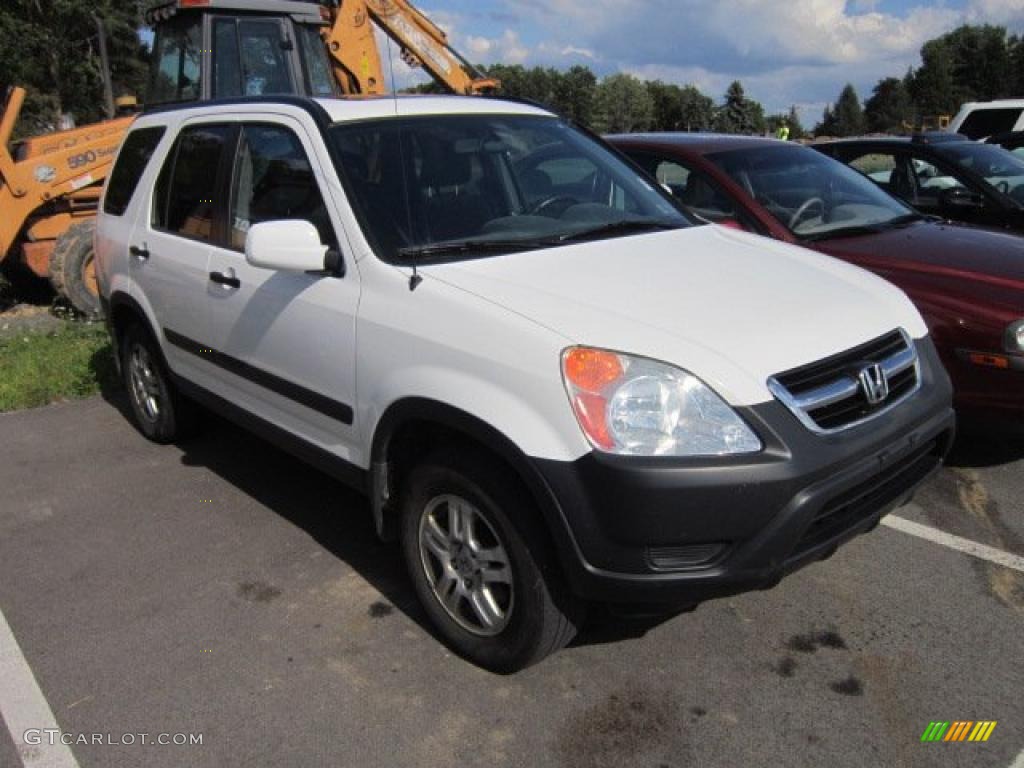 2003 CR-V EX 4WD - Taffeta White / Black photo #1