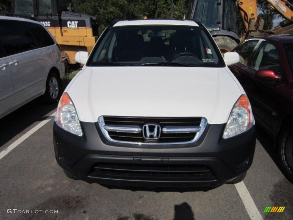 2003 CR-V EX 4WD - Taffeta White / Black photo #2
