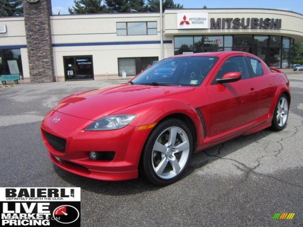 2004 RX-8 Grand Touring - Velocity Red Mica / Black photo #1