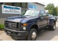 Dark Blue Pearl Metallic 2008 Ford F350 Super Duty XL Regular Cab 4x4 Dually