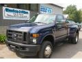 2008 Dark Blue Pearl Metallic Ford F350 Super Duty XL Regular Cab 4x4 Dually  photo #1