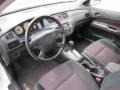 2004 Mitsubishi Lancer Black/Red Interior Prime Interior Photo