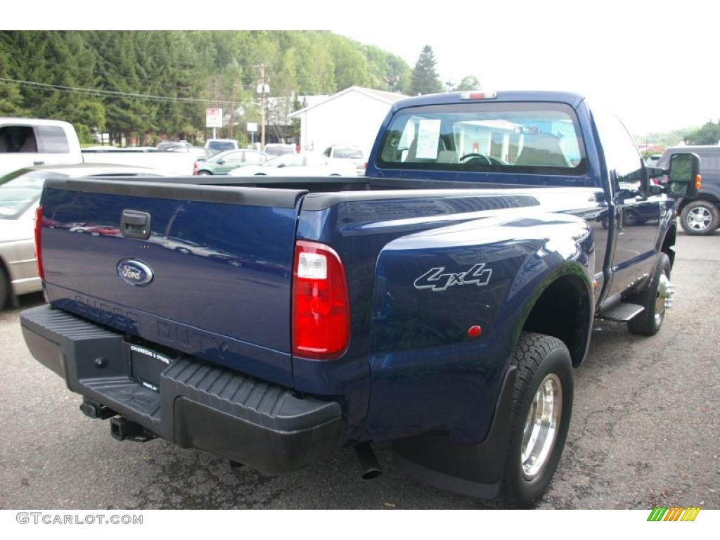 Dark Blue Pearl Metallic 2008 Ford F350 Super Duty XL Regular Cab 4x4 Dually Exterior Photo #52738352