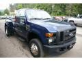 Dark Blue Pearl Metallic 2008 Ford F350 Super Duty XL Regular Cab 4x4 Dually Exterior