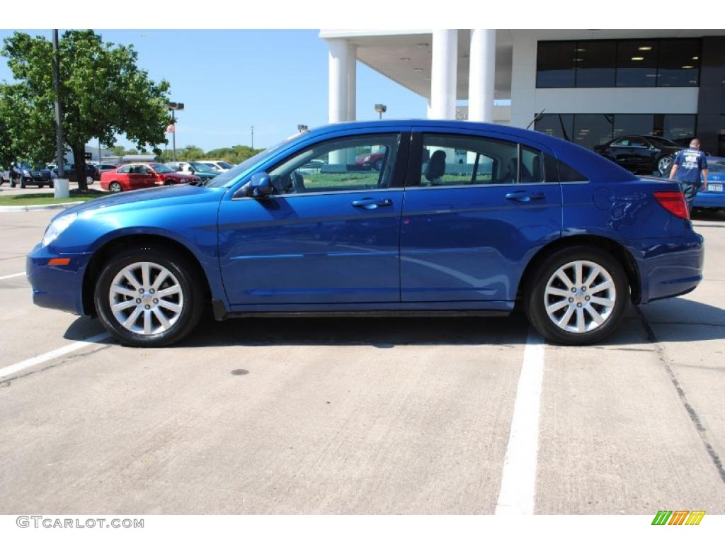 2010 Sebring Limited Sedan - Deep Water Blue Pearl / Dark Slate Gray photo #8