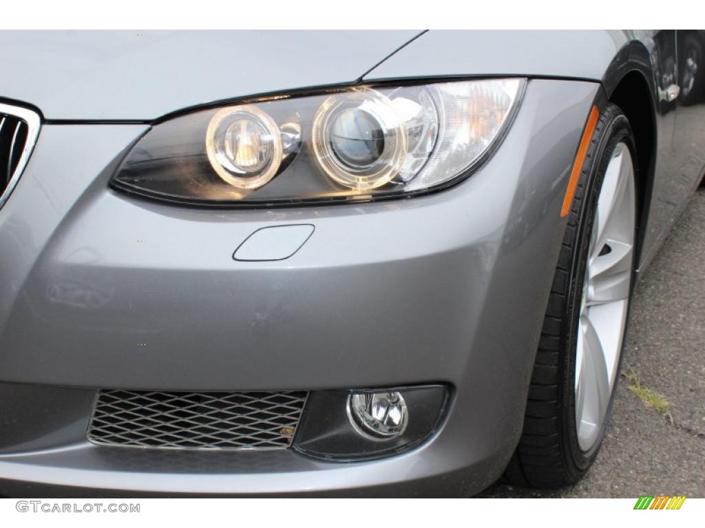 2008 3 Series 335i Coupe - Space Grey Metallic / Black photo #27