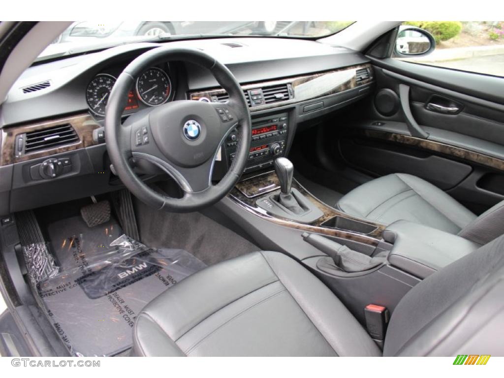 2008 3 Series 328xi Coupe - Titanium Silver Metallic / Black photo #10