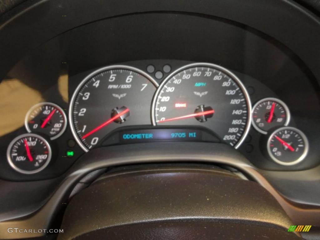 2010 Chevrolet Corvette Grand Sport Coupe Gauges Photo #52739776