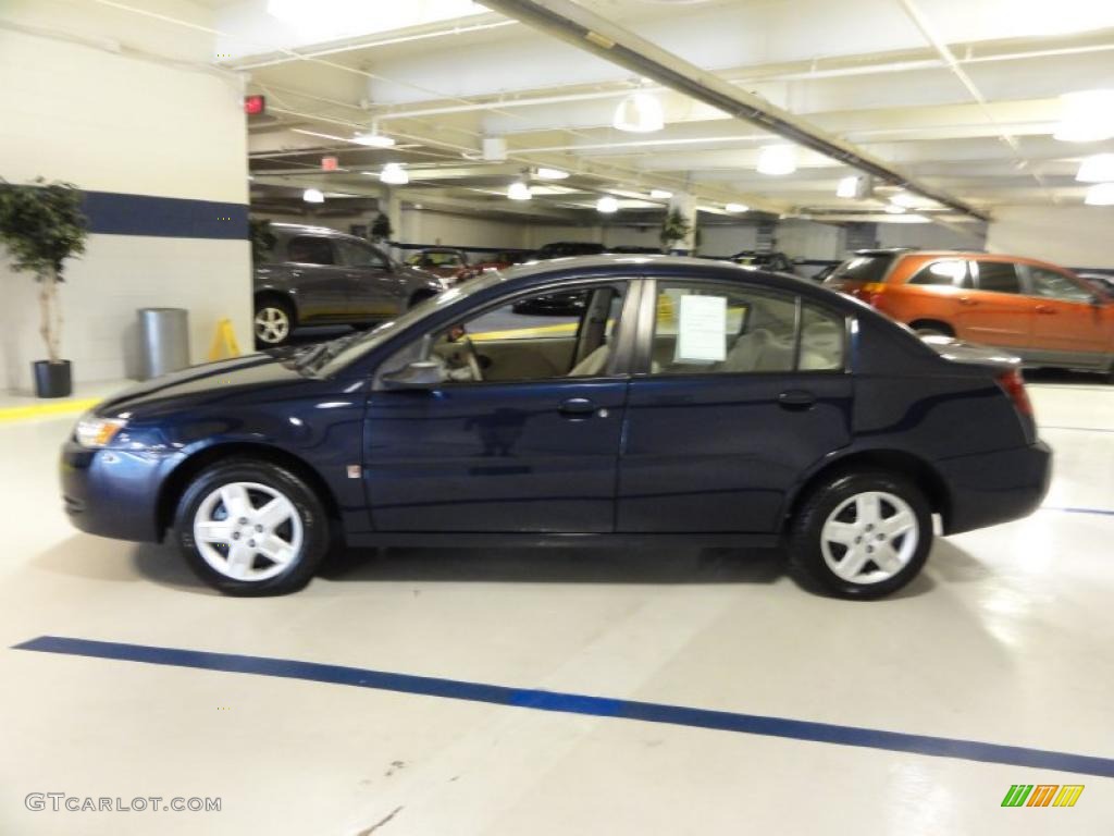 2007 ION 2 Sedan - Deep Blue / Tan photo #11