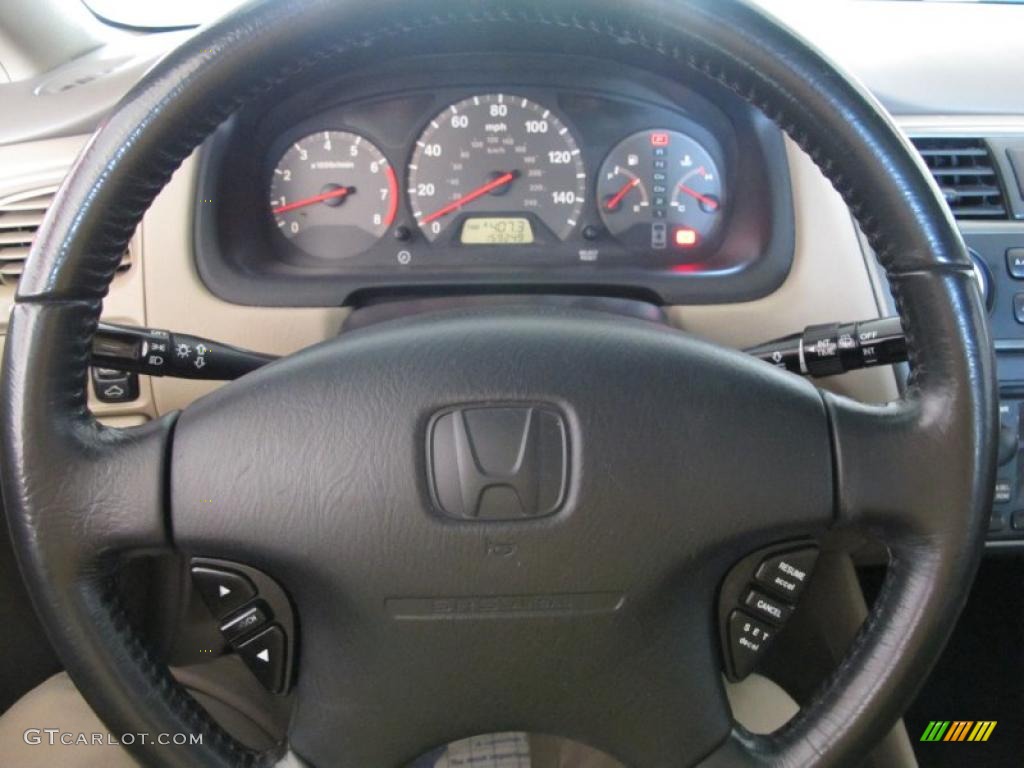 2002 Accord EX V6 Coupe - San Marino Red / Ivory photo #12