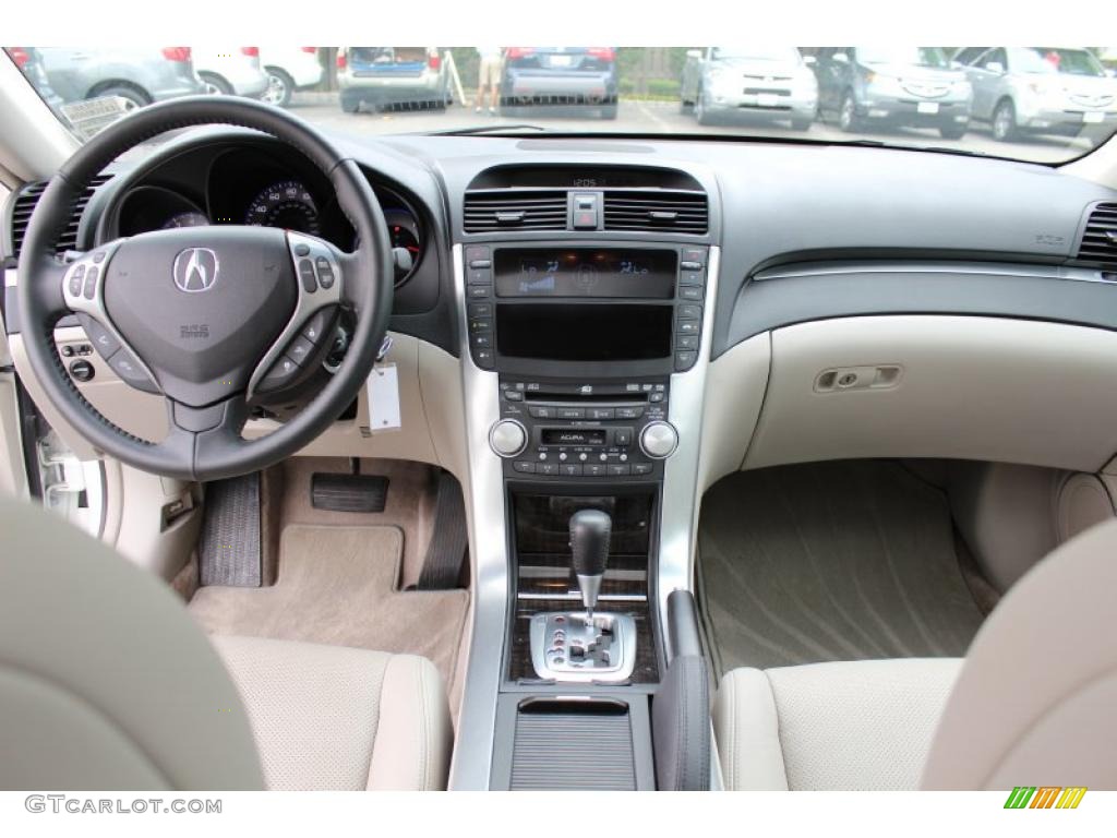 2008 TL 3.2 - White Diamond Pearl / Taupe photo #13