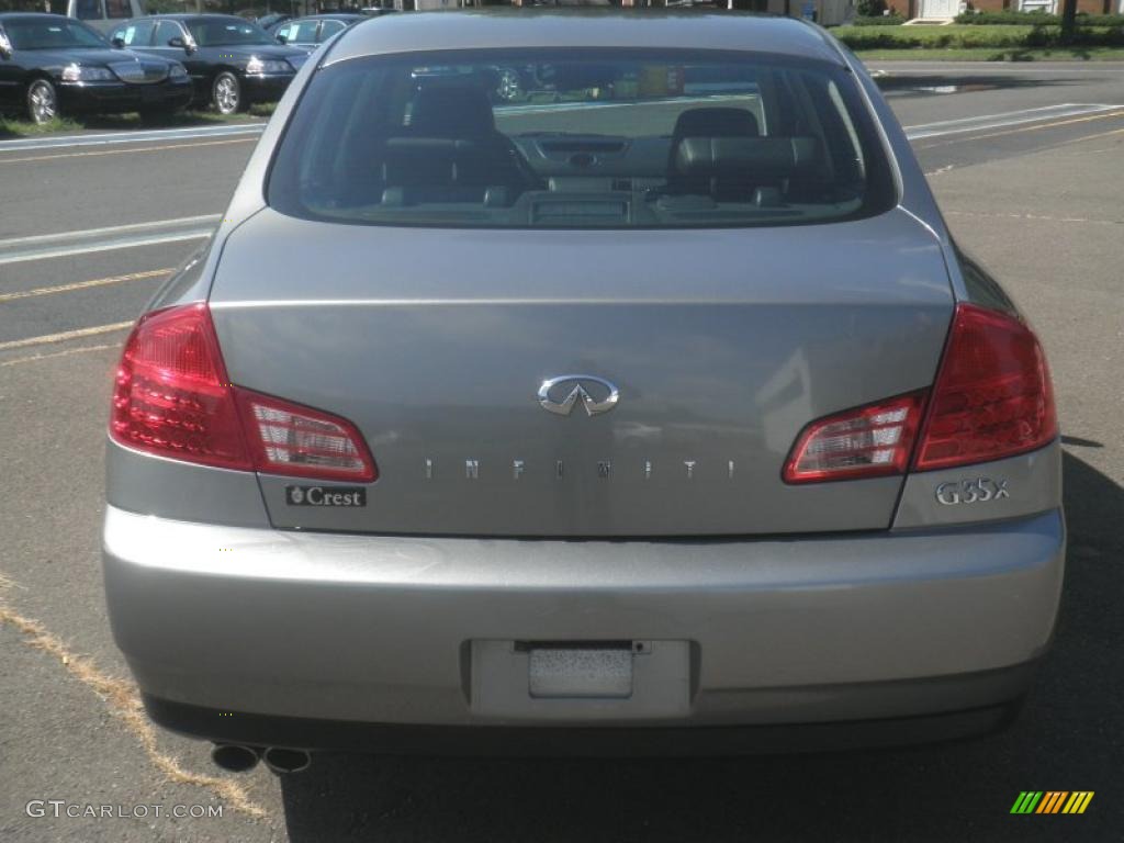2004 G 35 x Sedan - Diamond Graphite Gray Metallic / Graphite photo #5