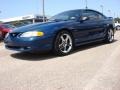 1998 Atlantic Blue Metallic Ford Mustang GT Coupe  photo #2