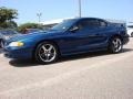 1998 Atlantic Blue Metallic Ford Mustang GT Coupe  photo #3