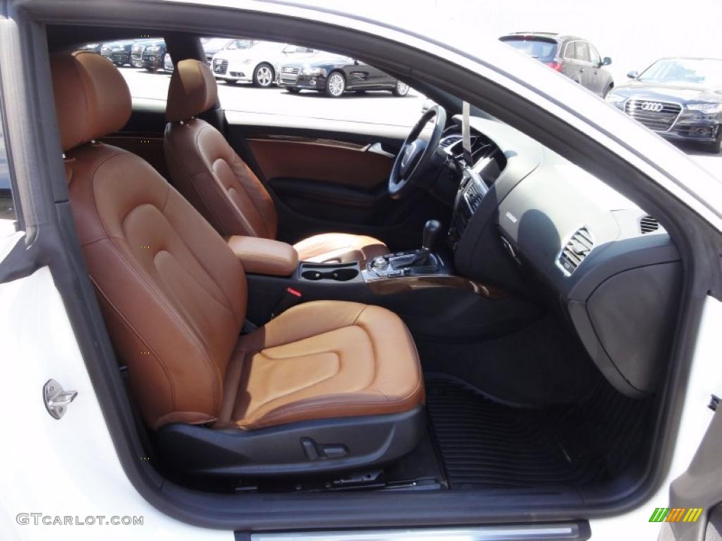 Cinnamon Brown Interior 2009 Audi A5 3.2 quattro Coupe Photo #52744544