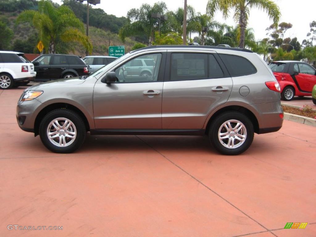 Mineral Gray 2011 Hyundai Santa Fe GLS AWD Exterior Photo #52744688